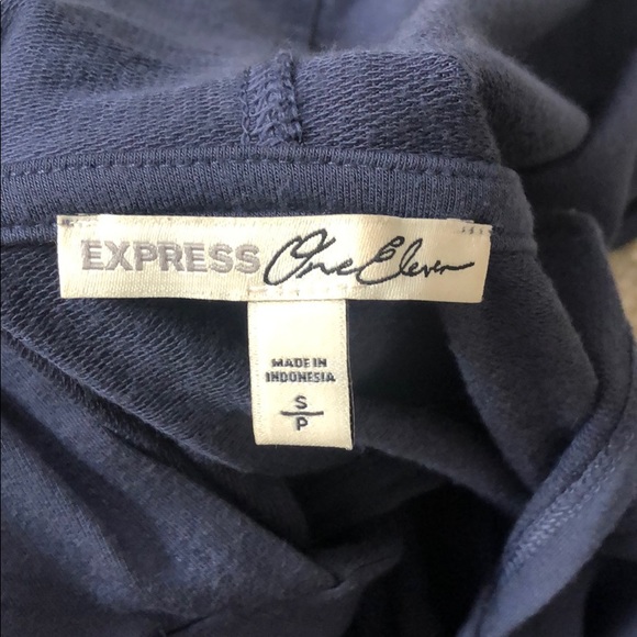 Express Lace Up Crop Sweater - Picture 2 of 3